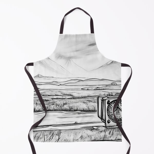 Item preview, San Juan Islands from airplane (Sketch) designed and sold by flyscenicair.