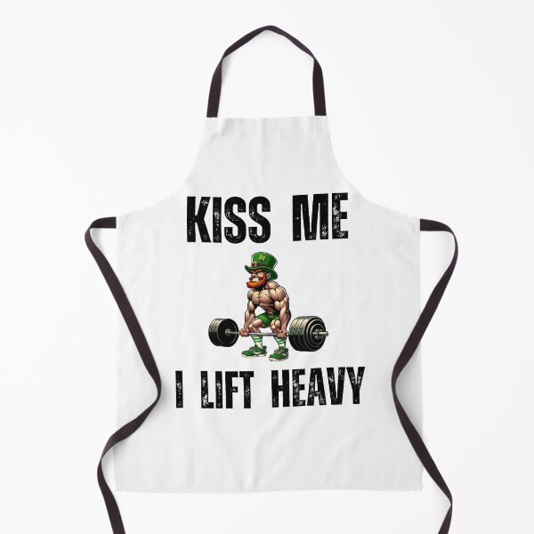 Item preview, Kiss me I lift Heavy St. Patrick's Day Workout Gym designed and sold by snowry.