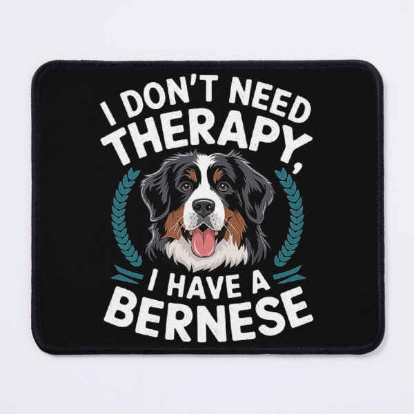 Item preview, Bernese Mountain Dog Lovers Therapy Quote Design designed and sold by love3617.