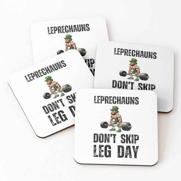 Item preview, Leprechauns Don't Skip Leg Day St. Patrick's Day Workout Gym designed and sold by snowry.