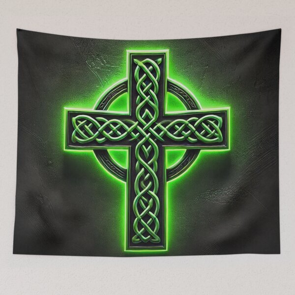 Item preview, Glowing Celtic Cross with Intricate Knots designed and sold by M-way.