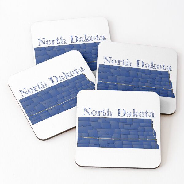 Item preview, North Dakota Counties & Interstates designed and sold by PhilbonianDezin.