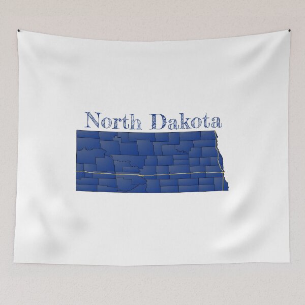 Item preview, North Dakota Counties & Interstates designed and sold by PhilbonianDezin.
