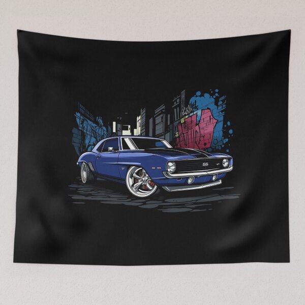 Artikelvorschau, Klassische Chevrolet Camaro Chevy Muscle-Car Poster Kunst entworfen und verkauft von StreetRydz.