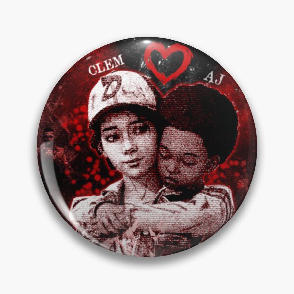 Item preview, The Walking Dead Clementine and AJ Graphic Poster Design designed and sold by NotionOfVanity.