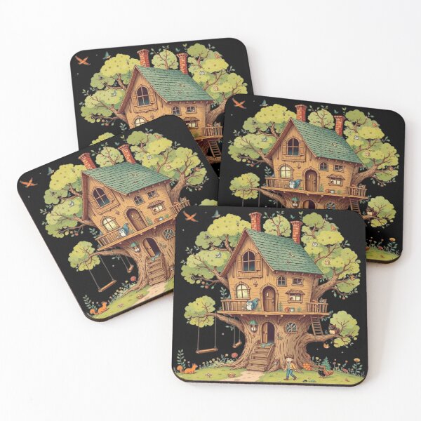 Item preview, Fantastical Treehouse Adventures Squirrels Owls Kids Nature Outdoor designed and sold by Kia Blaze.