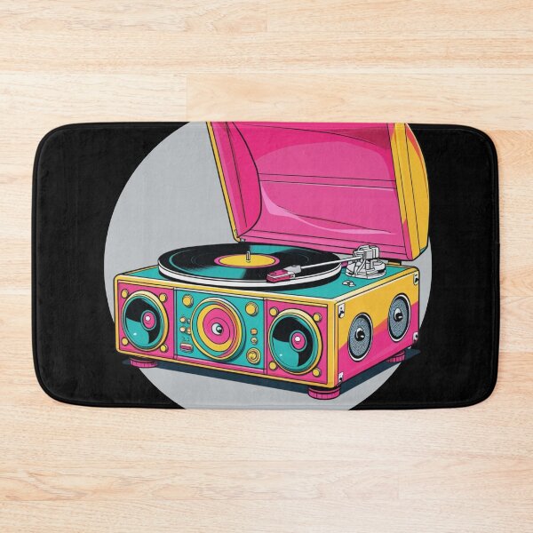 Item preview, Retro Record Player: Vintage Vibes in Color designed and sold by JCRockDesign.