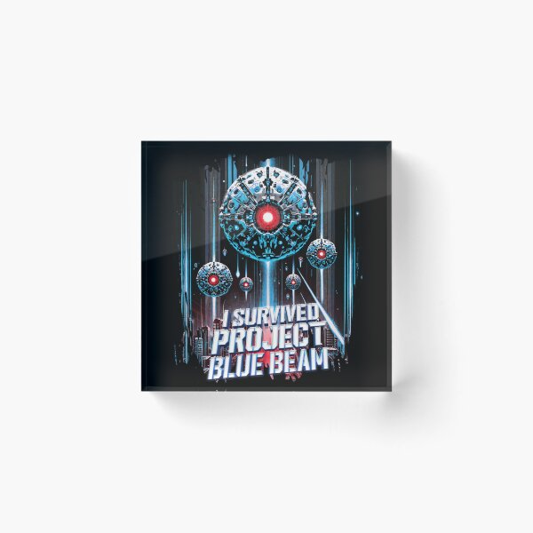 Item preview, I Survived Project Blue Beam - Conspiracy and Fake UFO Invasion designed and sold by Victor Shadehorn.