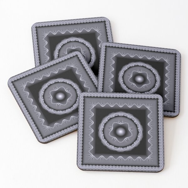 Item preview, Gray square decoration designed and sold by Galas Art.