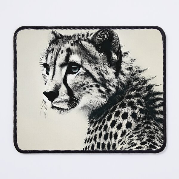 Item preview, Silent Elegance - Endangered Cheetah Portrait designed and sold by ArizonaWitches.