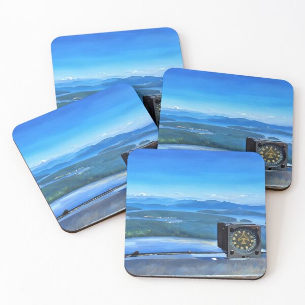 Item preview, San Juan Islands from airplane (Impressionist) designed and sold by flyscenicair.