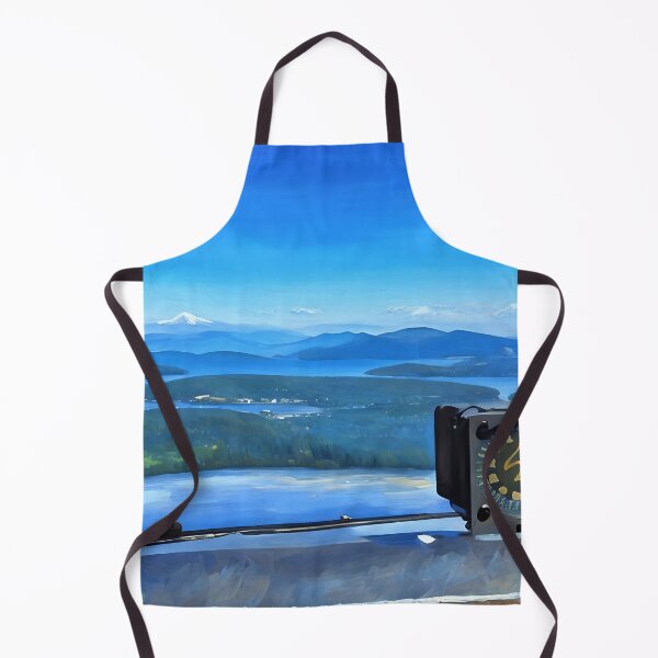 Item preview, San Juan Islands from airplane (Impressionist) designed and sold by flyscenicair.