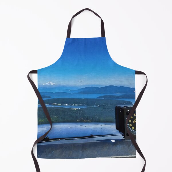 Item preview, San Juan Islands from airplane (Oil Painting) designed and sold by flyscenicair.
