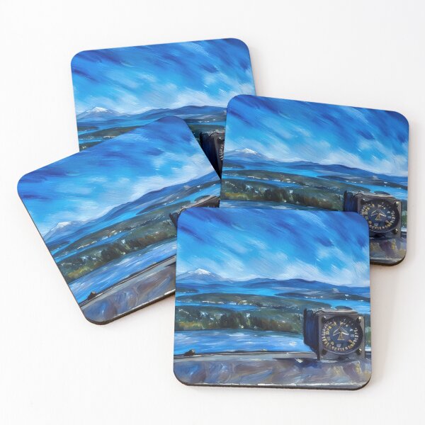 Item preview, San Juan Islands from airplane (Pastel) designed and sold by flyscenicair.