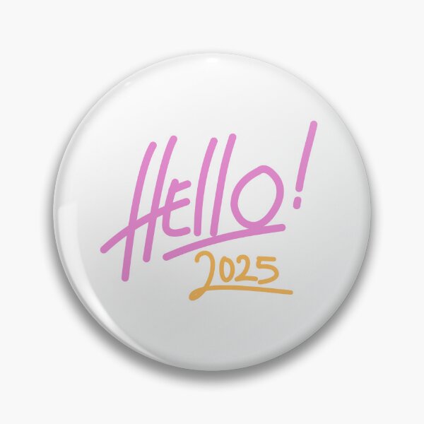 Item preview, Hello 2025 designed and sold by GoldenPearPress.