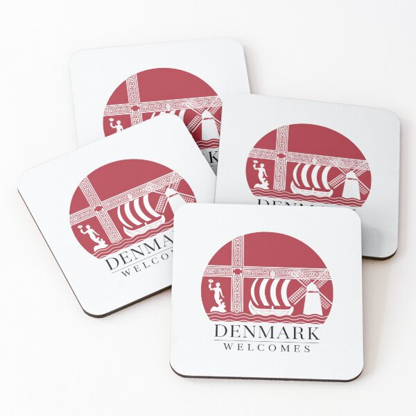 Item preview, Denmark Welcomes Flag Map Copenhagen, Legoland, Little  designed and sold by AnimalsDH305.