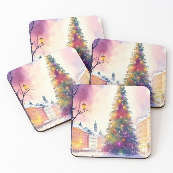 Item preview, Watercolor Helsinki-Christmas Edition designed and sold by TondoMeander.
