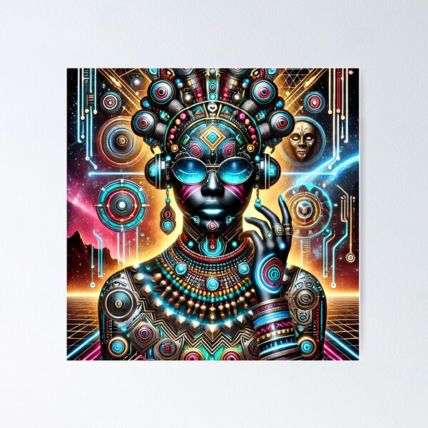 Item preview, Futuristic Vision - Cosmic Vibrations designed and sold by ArizonaWitches.