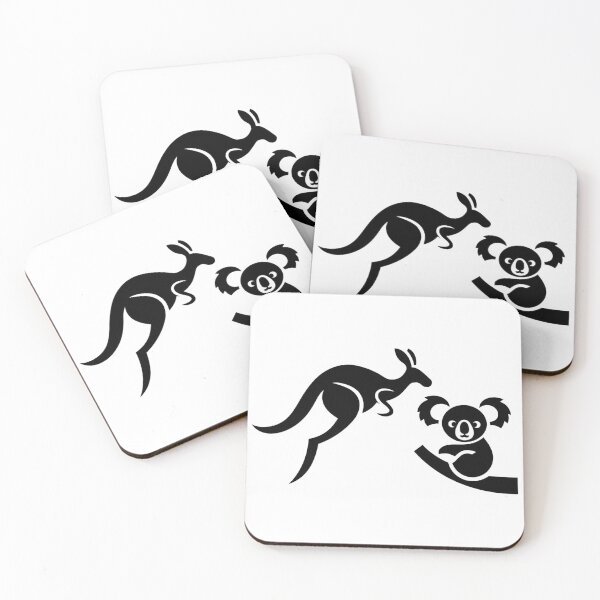 Item preview, Aussie Kangaroo And Koala Australian Symbol Animals Wildlife Outback Marsupial Down Under  designed and sold by Cr320.