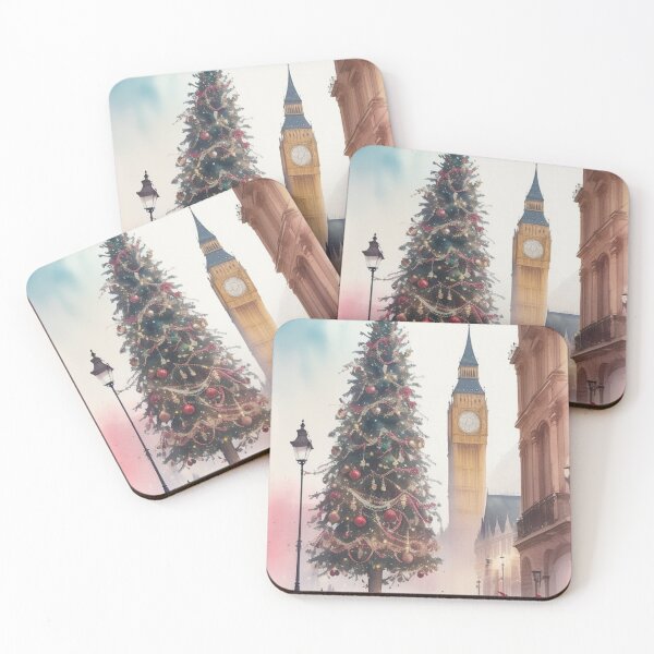 Item preview, Watercolor London-Christmas Edition designed and sold by TondoMeander.