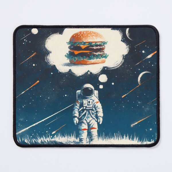 Item preview, Space Explorer Dreaming of a Burger designed and sold by Slick-Waffles.