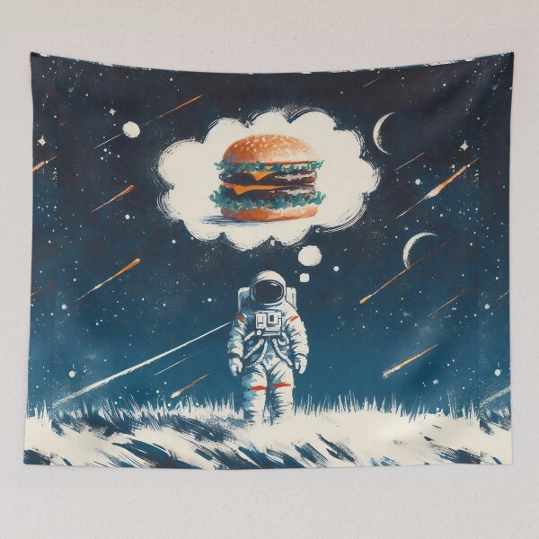 Item preview, Space Explorer Dreaming of a Burger designed and sold by Slick-Waffles.