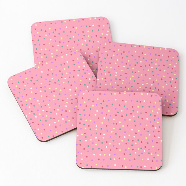 Item preview, Colorful Polka Dots on Pink designed and sold by DanielleGensler.