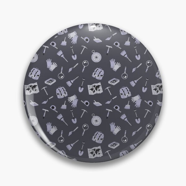 Item preview, Archaeology Toolbox Background Pattern - Grey designed and sold by ottrain.