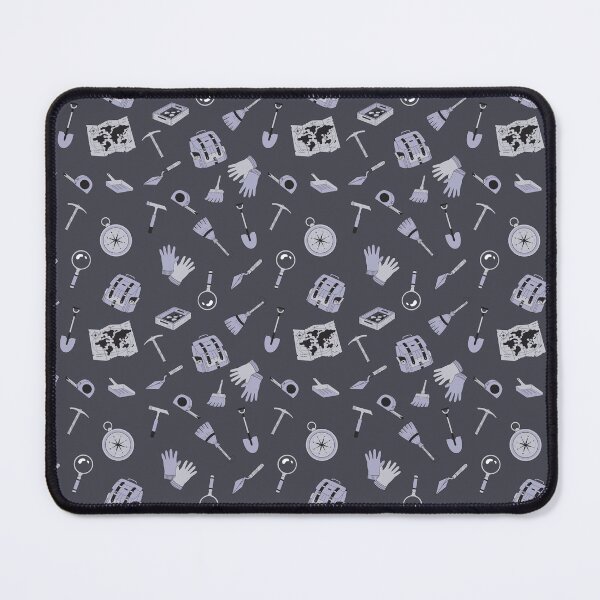 Item preview, Archaeology Toolbox Background Pattern - Grey designed and sold by ottrain.