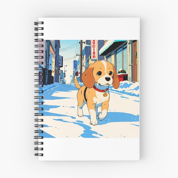 Item preview, Snowy City Beagle Bliss designed and sold by NeatThingLover.