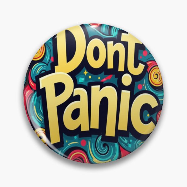 Item preview, Don't Panic Reloaded Premium Trendy Best Gift designed and sold by Imaginarium of Chaos falcon88 .