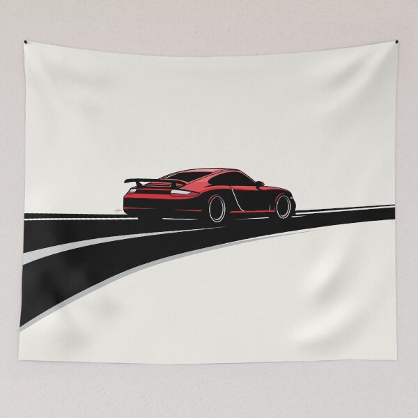 Item preview, Porsche 997 911 red turbo drive designed and sold by blackdogshop.