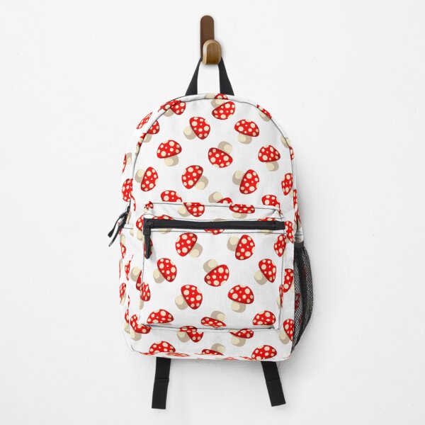 Item preview, Red Mushroom Cute Fungi Seamless Pattern designed and sold by Kubala Designs.