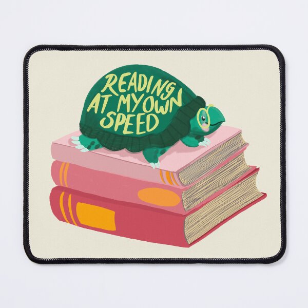 Item preview, Slow Reader- Turtle Library book lover Illustration for Dyslexic Readers Illustration - Jemma Jamie Skidmore designed and sold by Jemma Jamie Skidmore.