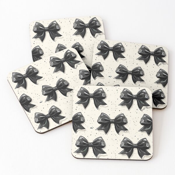 Item preview, Elegant Black Bows - Stylish Lace Pattern Design designed and sold by AnnaPu193.