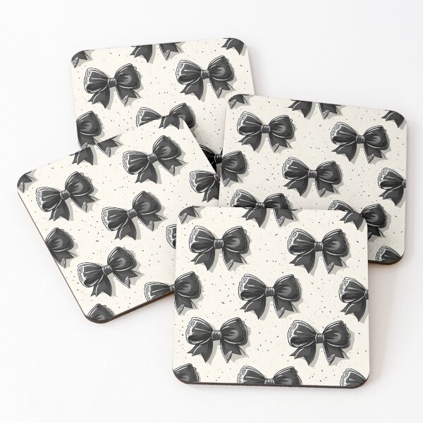 Item preview, Elegant Black Bows - Stylish Lace Pattern Design designed and sold by AnnaPu193.