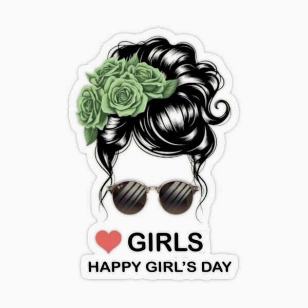Item preview, happy girl's day  designed and sold by CanvaSnap ⭐⭐⭐⭐⭐.
