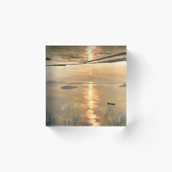Item preview, San Juan Islands Sunset (Impressionist) designed and sold by flyscenicair.