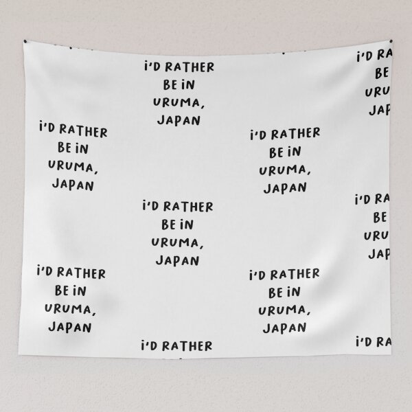 Item preview, I'D RATHER BE IN URUMA, JAPAN | Handwritten Font designed and sold by RM-Journey.