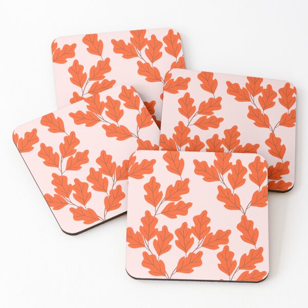 Item preview, Pink Orange Leaves designed and sold by UniqueMw.