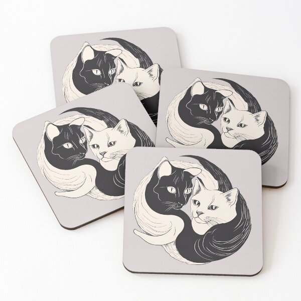 Item preview, Yingyang Cats designed and sold by RTeeSTS.