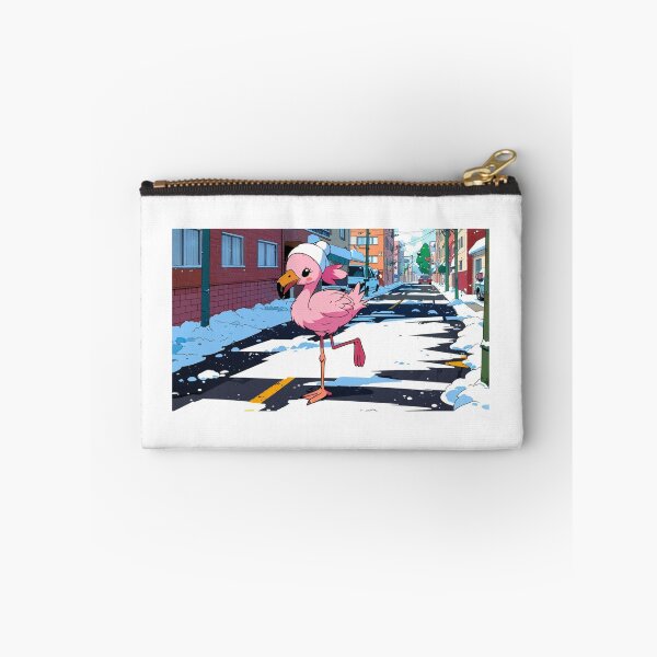 Item preview, Flamingo's Snowy Urban Adventure designed and sold by NeatThingLover.