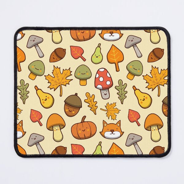 Item preview, Mushroom Autumn Cute Seamless Pattern designed and sold by Kubala Designs.