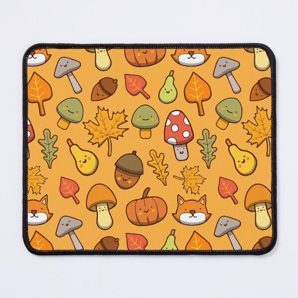Item preview, Mushroom Autumn Cute Seamless Pattern designed and sold by Kubala Designs.