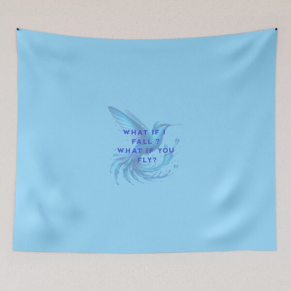 Item preview, What If I Fall ? What If You Fly? , Motivation Quotes designed and sold by goksugurkan.