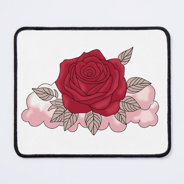 Item preview, Elegant Vibrant Red Rose with Textured Petals Art designed and sold by MindnPixels.