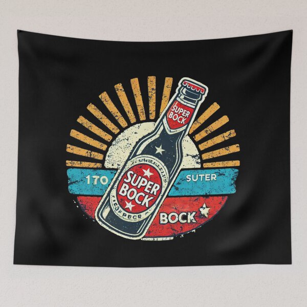 Item preview, Retro Superbock Logo Weather Worn Transparent Background designed and sold by neildoch.