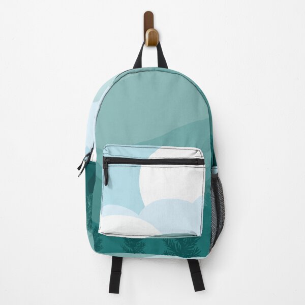 Item preview, Hermosa montaña estilizada con cielo azul y sol.  designed and sold by Jamildesign.