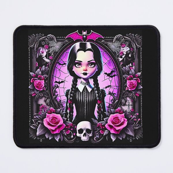 Item preview, Goth Wednsday Addams in Roses designed and sold by Earth Nature Creations.