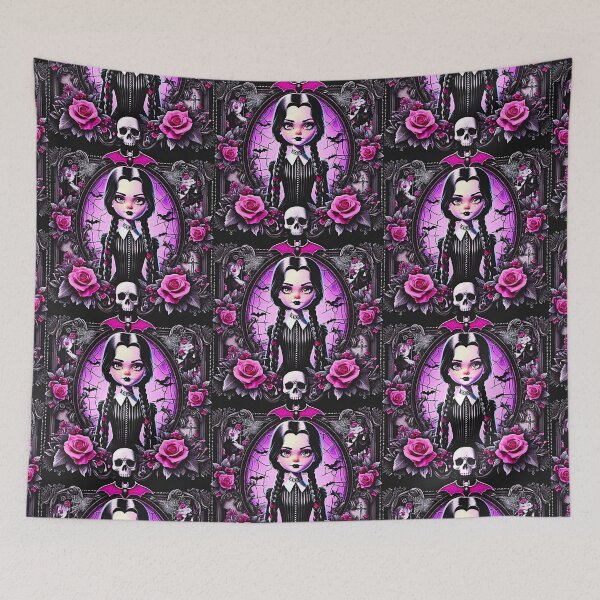 Item preview, Goth Wednsday  Addams in Roses designed and sold by Earth Nature Creations.